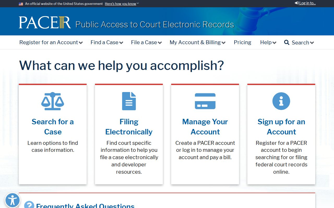 Federal criminal court case lookup for Montmorency County through PACER
